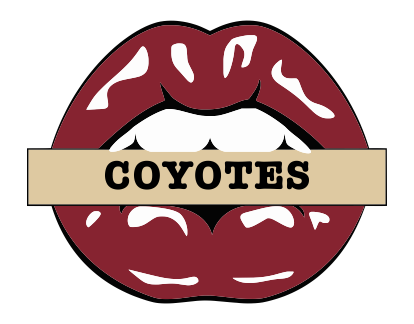 Arizona Coyotes Lips Logo iron on paper